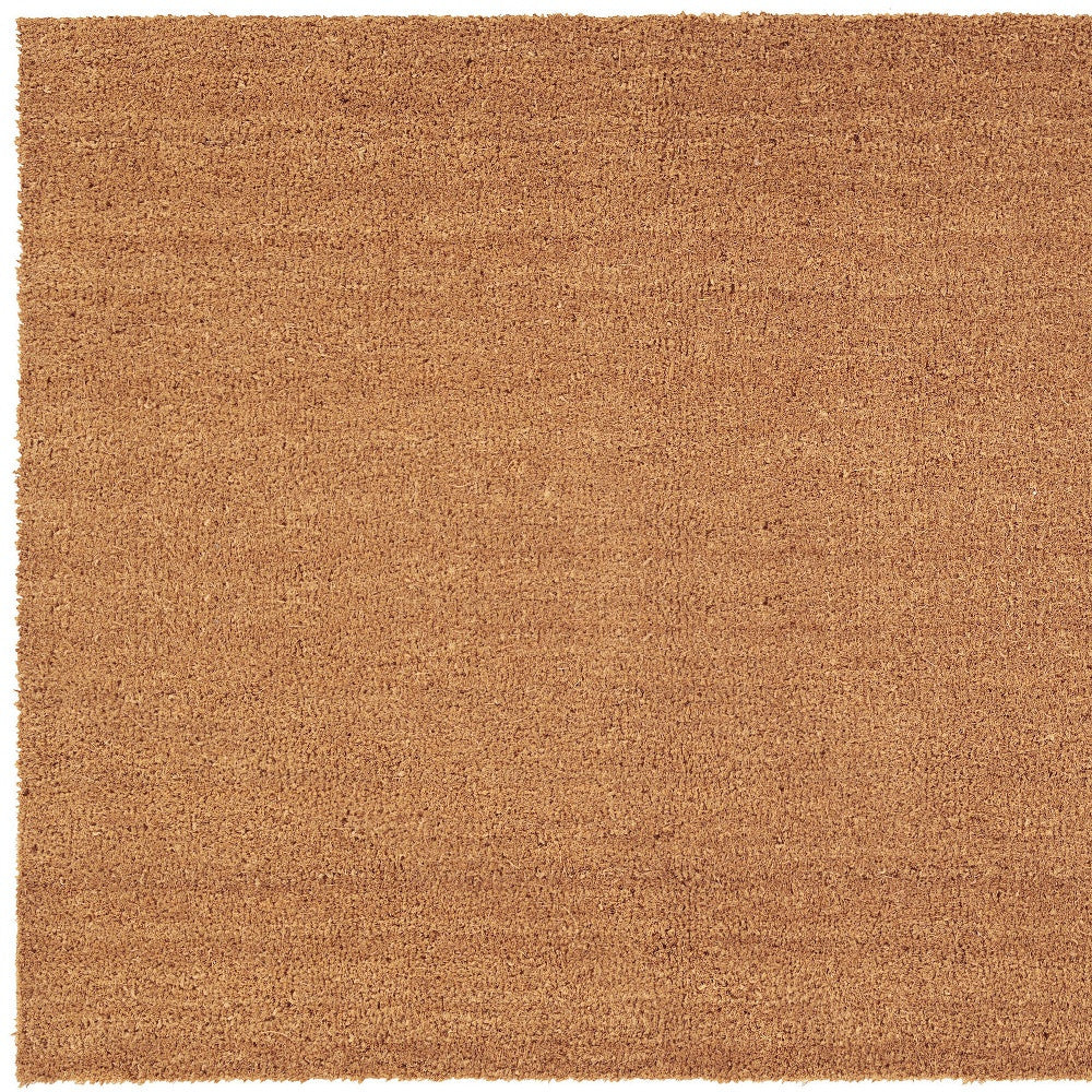 Homeroots 36" X 72" Natural Coir Outdoor Door Mat   555278