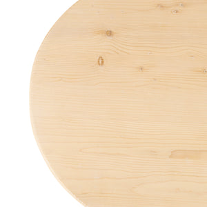 Homeroots 54" Natural Solid Wood Oval Coffee Table - Stylish Design To Elevate Your Living Room Decor Today!   555316