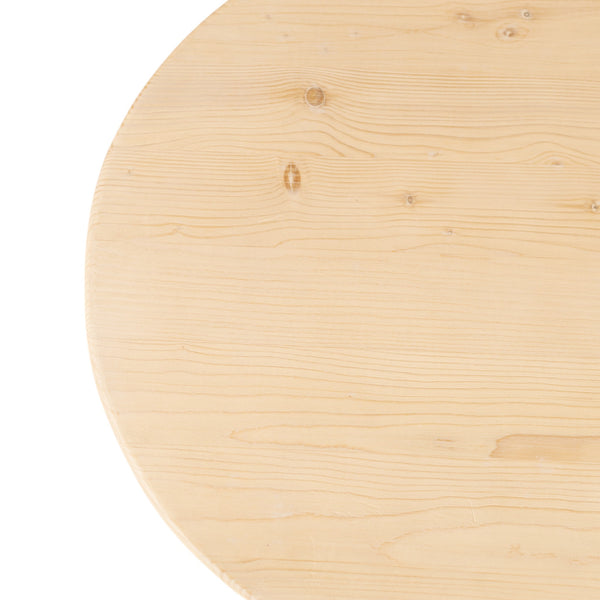 Homeroots 54" Natural Solid Wood Oval Coffee Table - Stylish Design To Elevate Your Living Room Decor Today!   555316