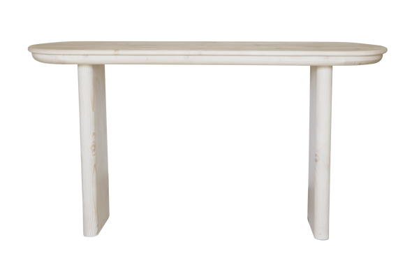 Homeroots 60" Natural Solid Wood Console Table - Stylish Multi-functional Entryway Furniture For Any Space   555318