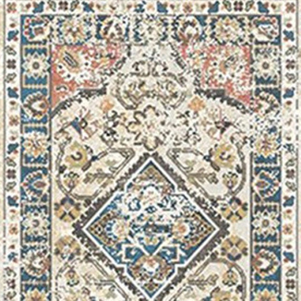 HomeRoots 8' Beige Oriental Distressed Runner Rug with Elegant Fringe – Perfect for Hallways & Entryways! 555337