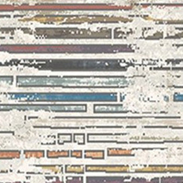 HomeRoots 8' Beige Geometric Distressed Runner Rug with Fringed Edges - Vintage Style for Hallways & Entryways 555387