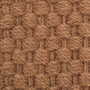 Homeroots 24" X 36" Brown Coir Weave Outdoor Door Mat   555448