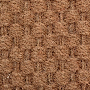 Homeroots 24" X 36" Brown Coir Weave Outdoor Door Mat   555448