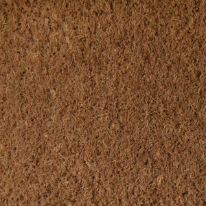 Homeroots 22" X 36" Brown Coir Outdoor Door Mat   555454