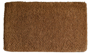Homeroots 22" X 36" Brown Coir Outdoor Door Mat   555454