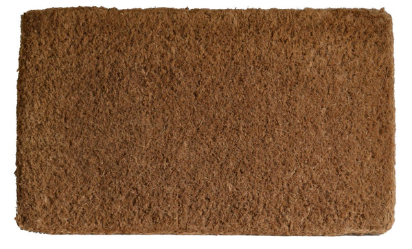 Homeroots 22" X 36" Brown Coir Outdoor Door Mat   555454