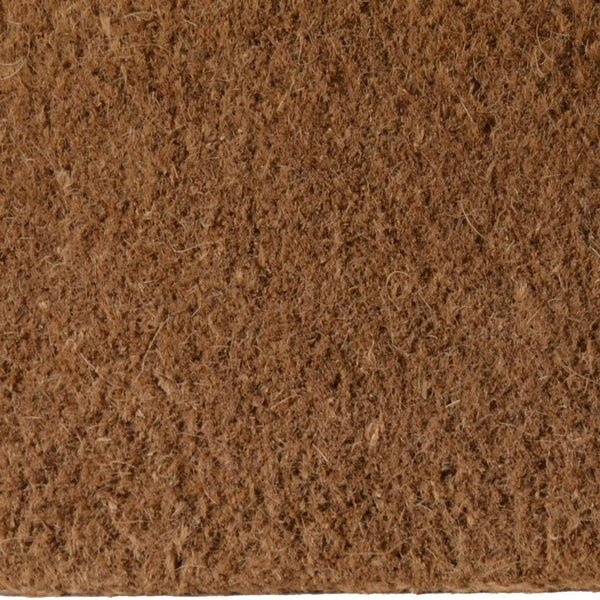 Homeroots 22" X 36" Brown Coir Outdoor Door Mat   555454