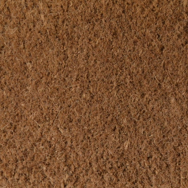 Homeroots 24" X 39" Brown Coir Outdoor Door Mat   555455