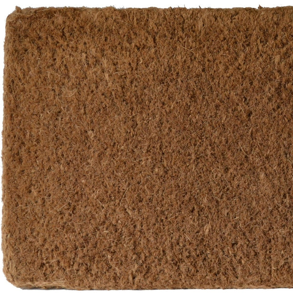 Homeroots 24" X 39" Brown Coir Outdoor Door Mat   555455