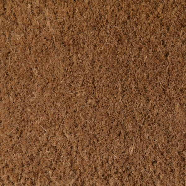 Homeroots 24" X 39" Brown Coir Outdoor Door Mat   555455