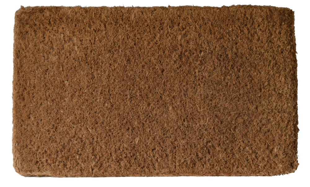 Homeroots 26" X 42" Brown Coir Outdoor Door Mat   555456