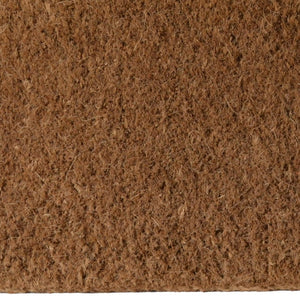 Homeroots 26" X 42" Brown Coir Outdoor Door Mat   555456