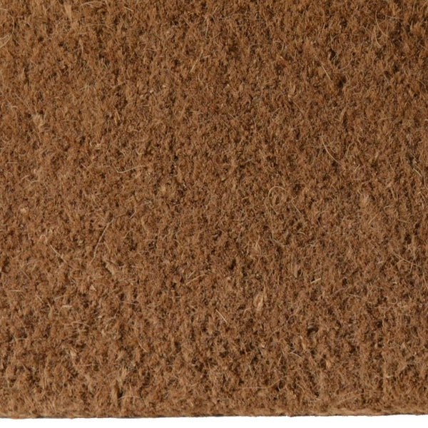 Homeroots 26" X 42" Brown Coir Outdoor Door Mat   555456