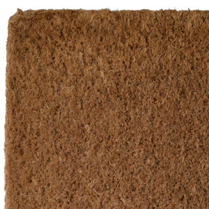 Homeroots 26" X 42" Brown Coir Outdoor Door Mat   555456