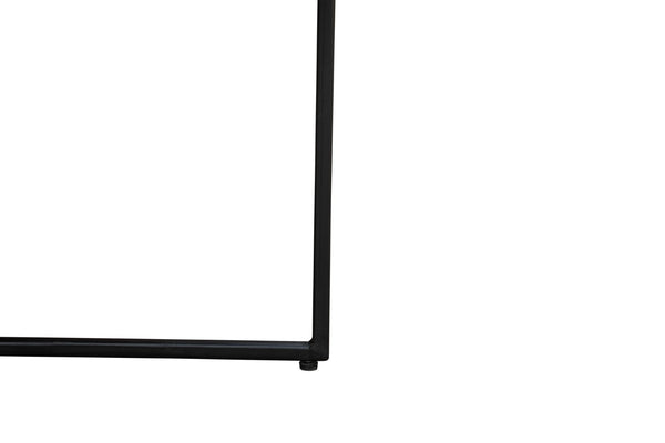 Homeroots 32" Rustic Round Coffee Table With Distressed Solid Wood Top & Sturdy Black Iron Cross Legs   555477