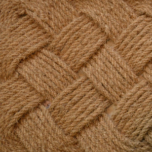 Homeroots 24" X 37" Brown Coir Weave Outdoor Door Mat   555567