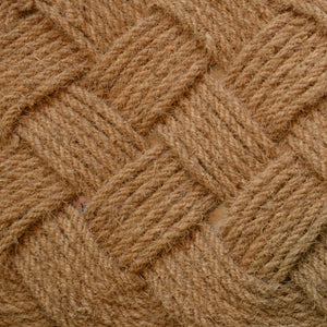 Homeroots 30" X 48" Brown Coir Weave Outdoor Door Mat   555568