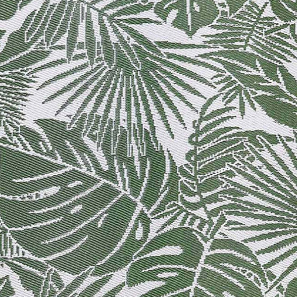 Homeroots 4' X 6' Green Floral Distressed Area Rug - Stain Resistant & Uv Protected For Kid-friendly Spaces!  Polypropylene 555615