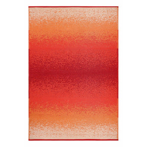 HomeRoots 4' X 6' Orange Indoor Outdoor Area Rug - Durable, Low-Profile Design with Stain & UV Resistance! 555619