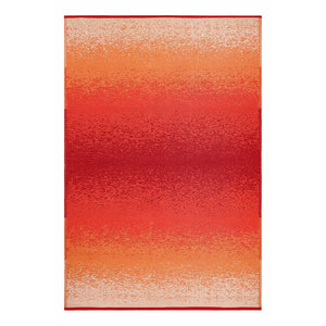 HomeRoots 5' X 8' Orange Braided Area Rug – Durable, UV-Resistant Indoor/Outdoor Carpet for Any Space 555621