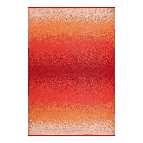 HomeRoots 5' X 8' Orange Braided Area Rug – Durable, UV-Resistant Indoor/Outdoor Carpet for Any Space 555621
