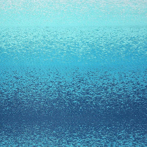 Homeroots 6' X 9' Teal Blue Machine-braided Distressed Area Rug - Uv Protection, Stain Resistant, Kid-friendly!  Polypropylene 555624