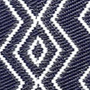 Homeroots 4' X 6' Blue Geometric Area Rug - Stain Resistant, Uv Protected, Perfect For Homes With Kids & Pets  Polypropylene 555634