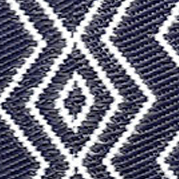 Homeroots 4' X 6' Blue Geometric Area Rug - Stain Resistant, Uv Protected, Perfect For Homes With Kids & Pets  Polypropylene 555634