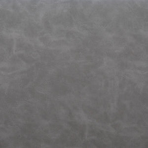 HomeRoots 30" Sleek Gray Faux Leather Bar Chair with Black Steel Frame for Modern Industrial Style & Comfort 555665