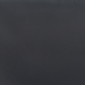 HomeRoots Set of Two Modern 26" Black Faux Leather Bar Chairs with Brown Steel Base for Kitchen or Dining 555684