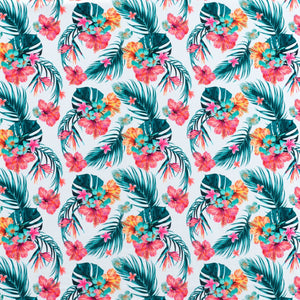 HomeRoots Set of Two Tropical Floral Velvet Dining Chairs - Stylish Green & Black Accent Seating for Any Space 555771