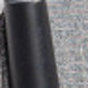 HomeRoots Set of Two Modern Gray and Black Faux Leather Dining Armchairs - Stylish, Comfortable, Versatile Seating 555781