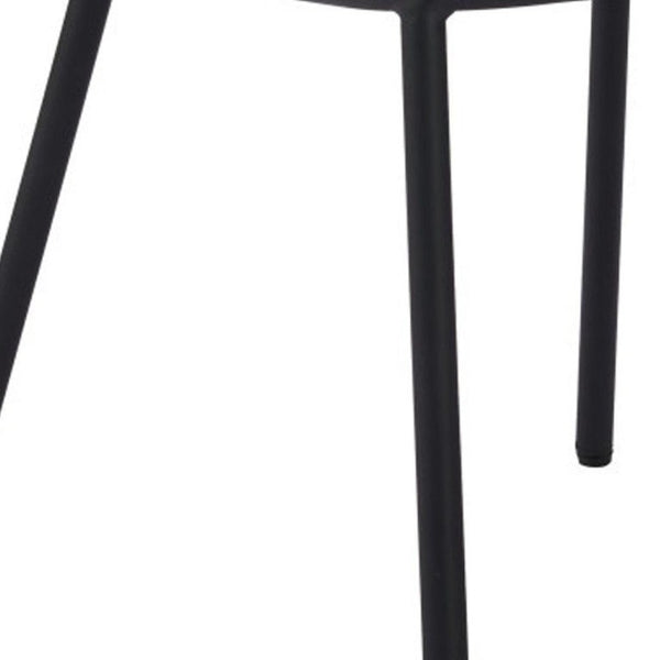 Ivory Faux Fur Upholstered Steel Frame Dining Arm Chair for Glam Interiors