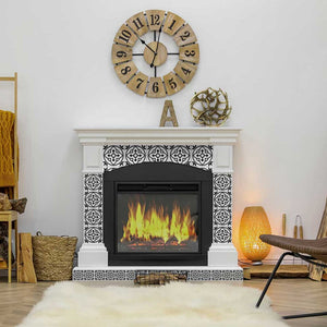 Homeroots 12" Transform Your Space With Tulipa Gray And White Peel And Stick Removable Tile Stickers Now! 12" X 12" Vinyl 555893