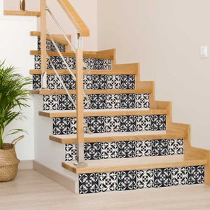 Homeroots 12" Black And White Quatro Peel And Stick Tiles – Versatile, Removable Decor For Any Room Makeover! 12" X 12" Vinyl 555903