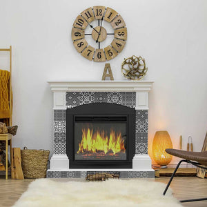 Homeroots 12" Gray And White Mosaic Peel And Stick Tile Stickers For Stylish Home Makeovers & Easy Decor 12" X 12" Vinyl 555905