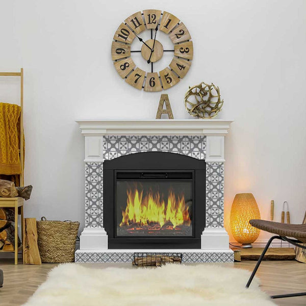 Homeroots 12" Light Gray And White Coli Peel And Stick Tiles - Transform Your Space With Easy Diy Decor! 12" X 12" Vinyl 555916