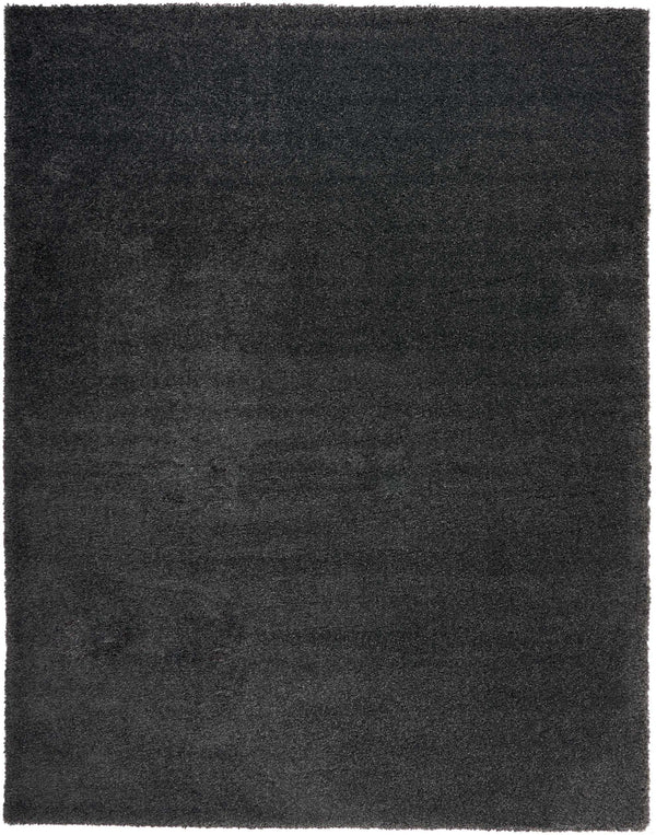 Homeroots 9' X 12' Gray Shag Area Rug  Polypropylene 555936