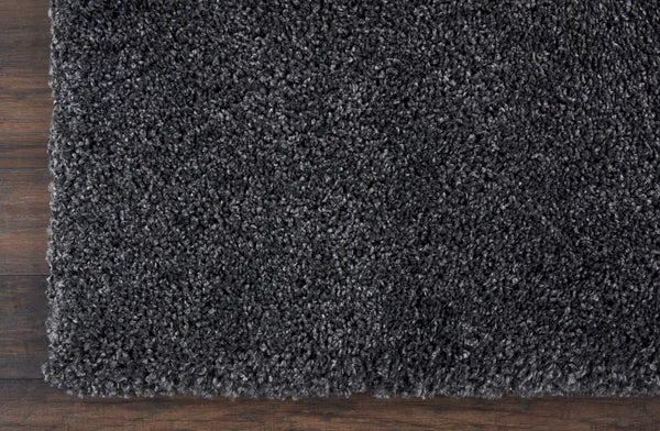 Homeroots 9' X 12' Gray Shag Area Rug  Polypropylene 555936