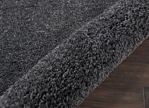 Homeroots 9' X 12' Gray Shag Area Rug  Polypropylene 555936