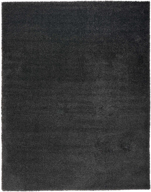 Homeroots 9' X 12' Gray Shag Area Rug  Polypropylene 555936