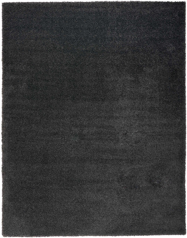 Homeroots 9' X 12' Gray Shag Area Rug  Polypropylene 555936