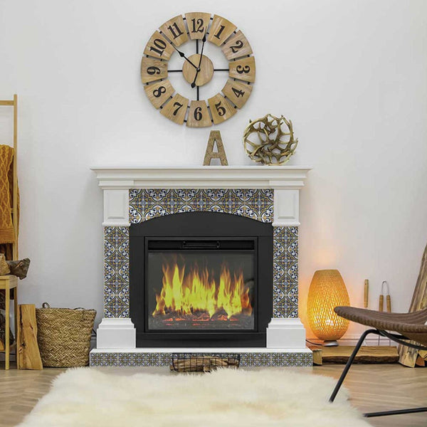 Homeroots 12" X 12" Neutral Gina Peel And Stick Tile - Vibrant, Removable Stickers For Versatile Home Décor 12" X 12" Vinyl 555967