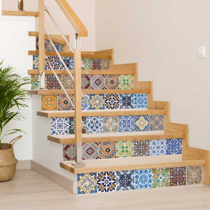 Homeroots 12" Kyla Multi Mosaic Peel And Stick Tile Stickers - Vibrant, Removable Décor For Any Space! 12" X 12" Vinyl 555987