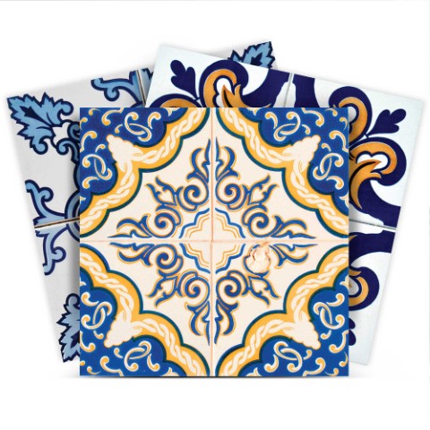 Homeroots 12" Kyla Multi Mosaic Peel And Stick Tile Stickers - Vibrant, Removable Décor For Any Space! 12" X 12" Vinyl 555987