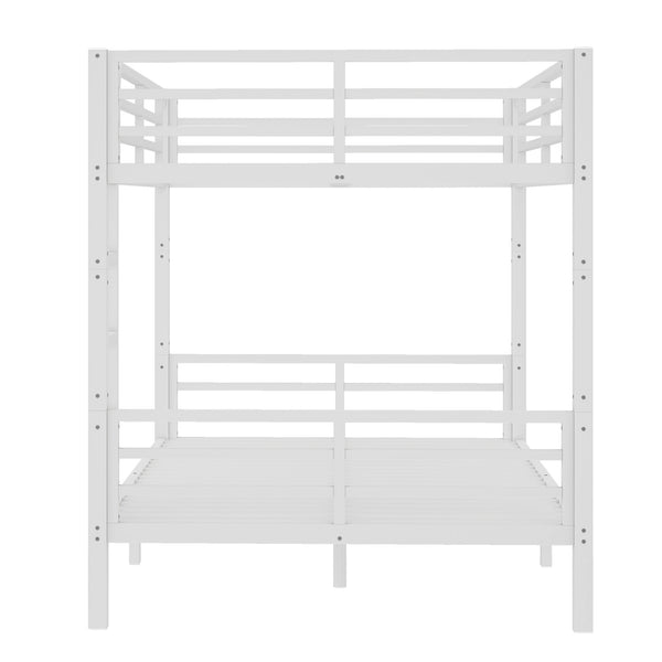 English Elm Metal Full Xl Bunk Bed For Teens & Adults - Space-Saving, Durable Steel Frame, No Box Spring Needed! W1580S00125