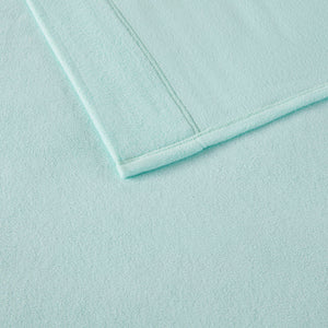 English Elm 4 Pcs King Sheet Set In Aqua - Luxurious Microfleece, Softness & Easy Care For Cozy Comfort B035P319756