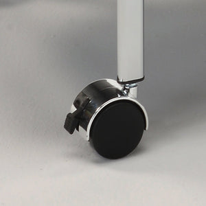 Worldwide Home Furnishings Zedd-2-tier Stylish Chrome Bar Cart With Glass Shelves & 360° Wheels For Effortless Entertaining Chrome Metal,Glass 556-218ch