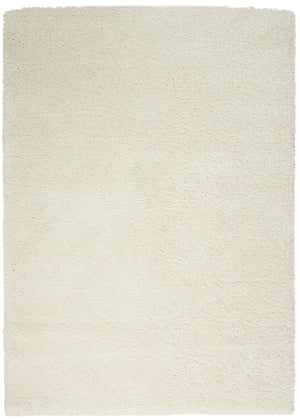 Homeroots 5' X 7' Ivory Shag Area Rug  Polypropylene 556085